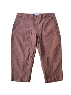 Old Navy | Women's High-Rise Barrel Leg Warm Taupe Pants #681277-01 Size 22